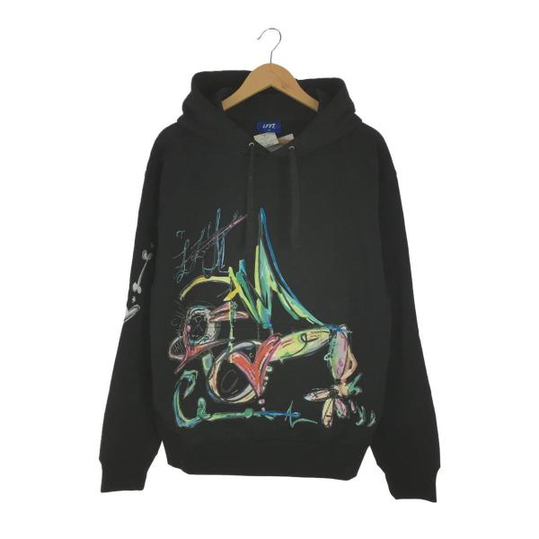 Lafayette◆×KYZER BONE THUG HOODIE/パーカー/M/コットン/ブラック...