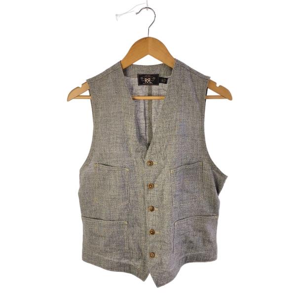 RRL◆ベスト/S/ウール/グレー782732912001/Irving Jaspe Work Ve...
