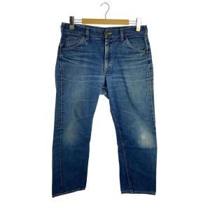 Lee◆ストレートパンツ/36/コットン/インディゴ/101-Z/60-70s/TALONセミオート//耳付//