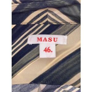 MASU◆長袖シャツ/46/シルク/BLK/ス...の詳細画像2