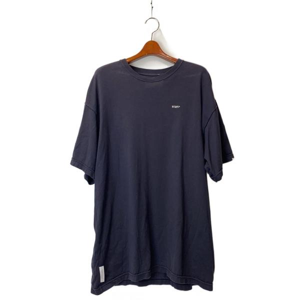 WTAPS◆23SS/SIGN SS COTTON/Tシャツ/3/コットン/BLK/231ATDT-...