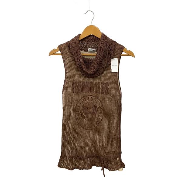 HYSTERIC GLAMOUR◆×RAMONES/Y2K/メッシュレイヤード/キャミソール・タンク...