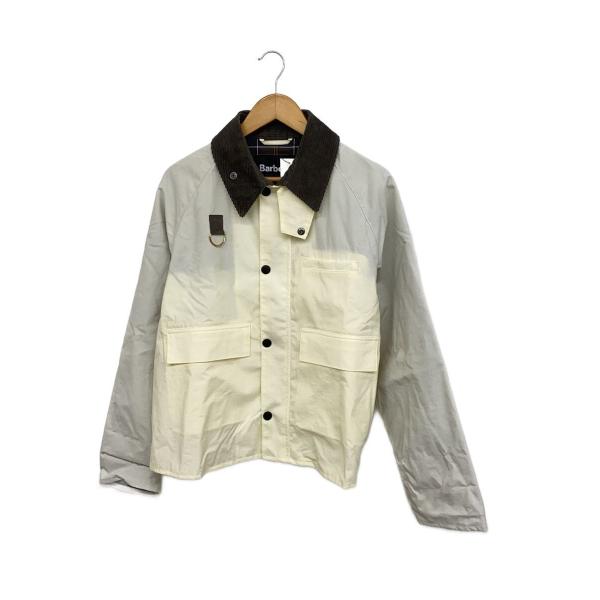 Barbour◆OS SPEY SMU/ジャケット/L/ナイロン/WHT/251LCAS077