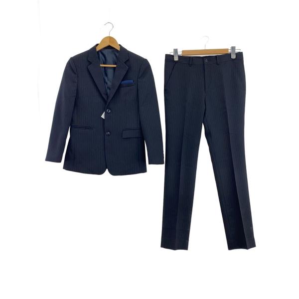 CHOPIN◆2つボタン/セットアップ/160cm/ポリエステル/ブラック/ストライプ/5901-5...