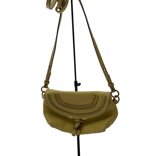 Chloe◆ミニマーシー/ショルダーバッグ/レザー/イエロー/03-12-62-65