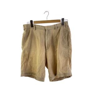 STUSSY◆ショートパンツ/32/コーデュロイ/BEG/無地