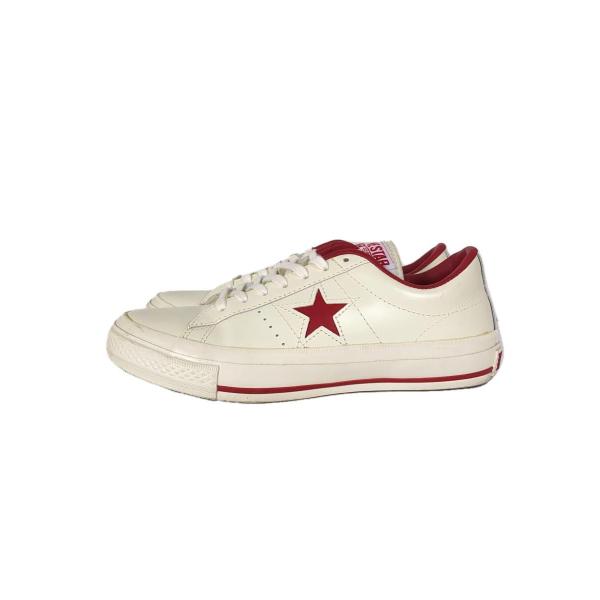 CONVERSE◆ONE STAR/ワンスター/ローカットスニーカー/24cm/ホワイト/エナメル/...