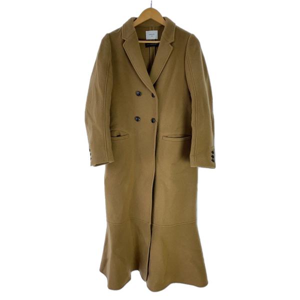 AMERI◆22AW DOUBLE BREASTED MERMAID COAコート/M/ウール/CM...