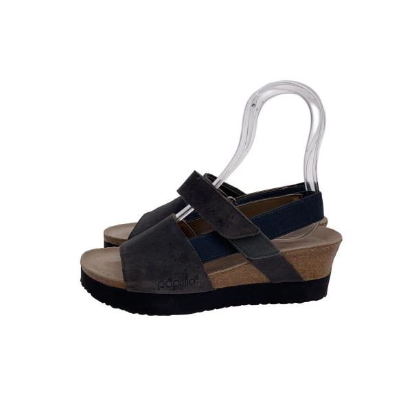 Papillio BIRKENSTOCK◆サンダル/24cm/GRY/スウェード