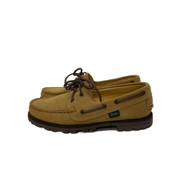 Paraboot◆デッキシューズ/--/BEG/スウェード/095854/UA MARRON-VEL