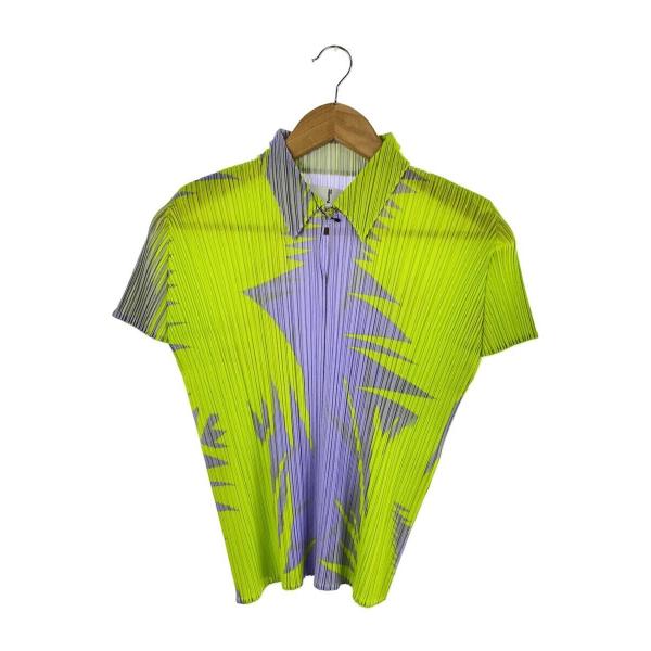 PLEATS PLEASE ISSEY MIYAKE◆24SS/PIQUANT TOP/半袖ブラウス...