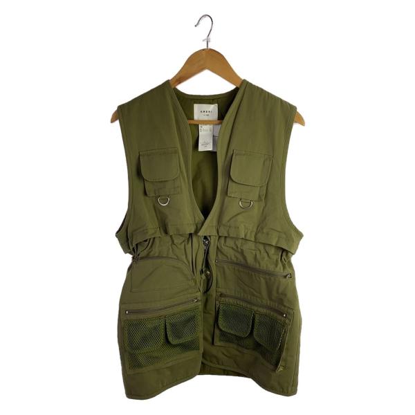 AMERI◆24SS/2WAY FISHING VEST/ベスト/FREE/コットン/KHK/014...
