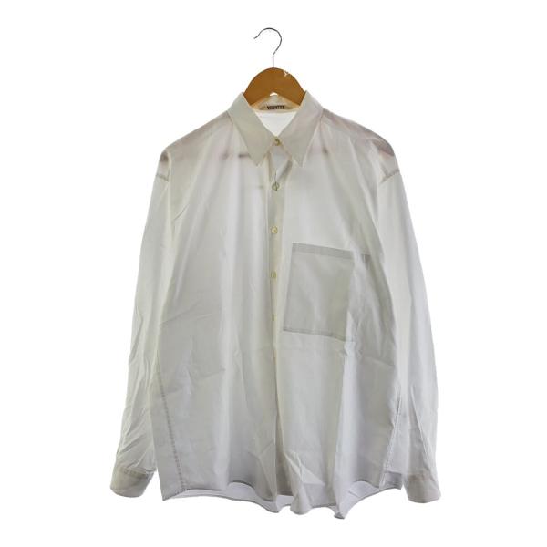 AURALEE◆袖口・襟ヨコ22AW/WASHED FINX TWILL BIG SHIRT/長袖シ...