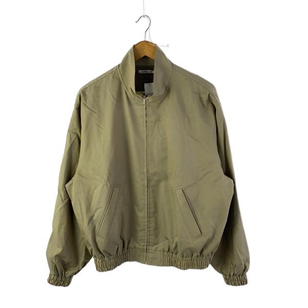 AURALEE◆WASHED FINX SILK CHAMBRAY BLOUSON/4/コットン/B...