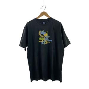 STUSSY◆Tシャツ/XL/コットン/BLK