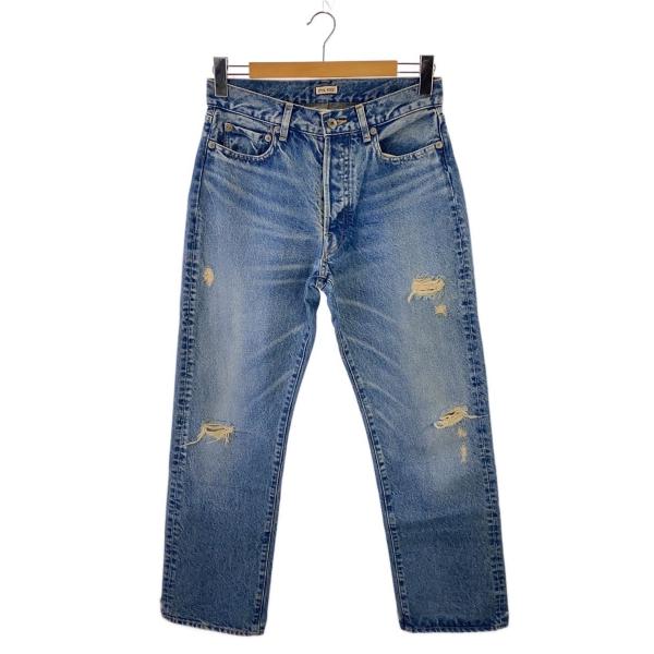 INSCRIRE◆Straight destroyed 5pk pants/31/デニム/IDG/I...