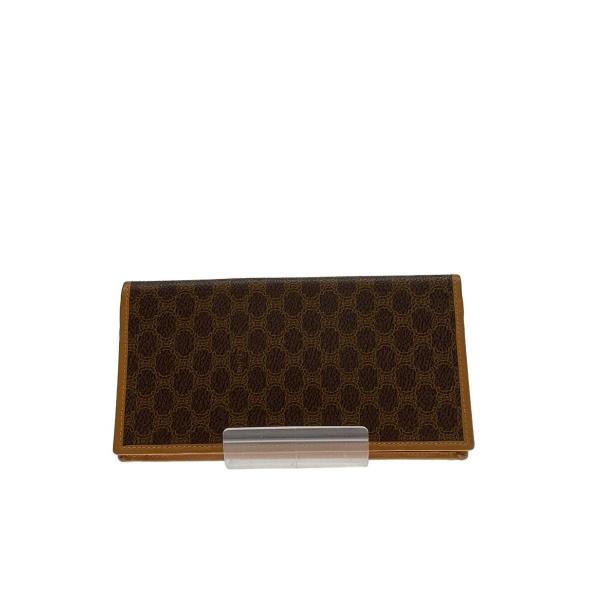CELINE◆長財布/PVC/BRW/総柄/メンズ//