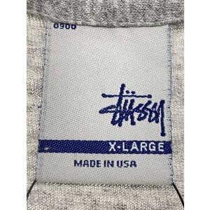 STUSSY◆Tシャツ/XL/コットン/GRY...の詳細画像2