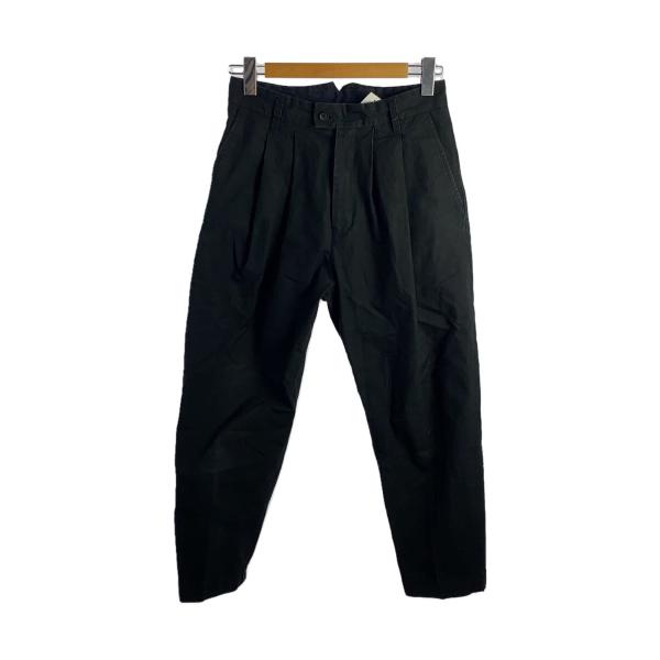 stein◆ストレートパンツ/S/コットン/BLK/ST.147/20SS WIDE TAPERED...