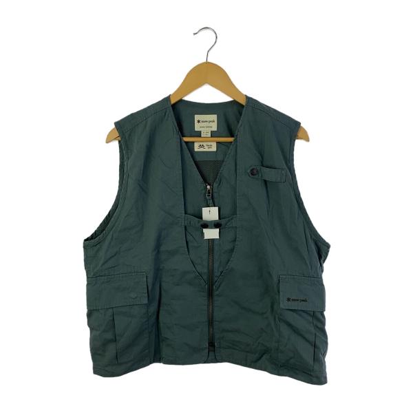 snow peak◆焚火ベスト/ベスト/M/コットン/KHK/js-jk-23su101//
