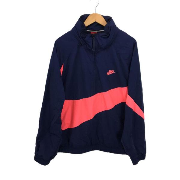 NIKE◆NSW BIG SWOOSH HOODED ANORAK QS/XXL/ネイビー/AJ14...