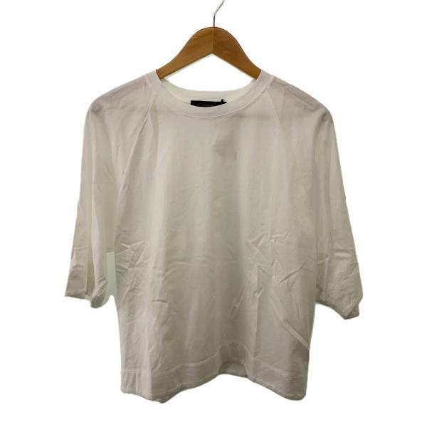 FLORENT◆25AW/コットン天竺カットソー/Tシャツ/O/コットン/ホワイト/2505F060...