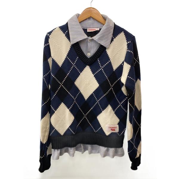 CHARLES JEFFREY LOVERBOY◆スマートセーター/ドッキング/ニット・セーター(厚...