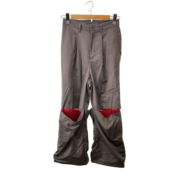 GRANCY◆Tulle Layereddesign Slacks/S/ポリエステル/GRY/GRA...