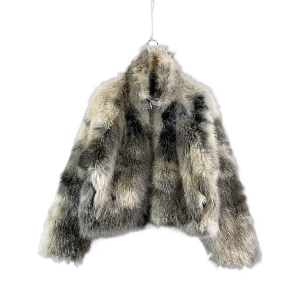 JEANASIS◆MIXカラーファーブルゾン/ジャケット/FREE/ポリエステル/WHT/JS071...