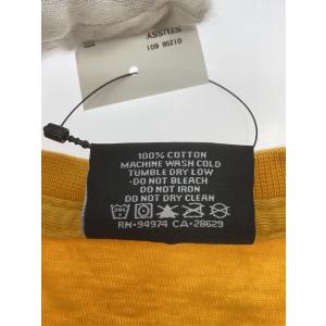 STUSSY◆Tシャツ/L/コットン/イエローの詳細画像3