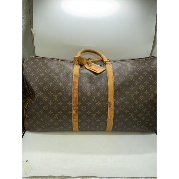 LOUIS VUITTON◆キーポル50_モノグラム・キャンバス_BRW/PVC/BRW