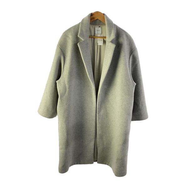 AMERI◆チェスターコート/ウール/グレー/av153orct061