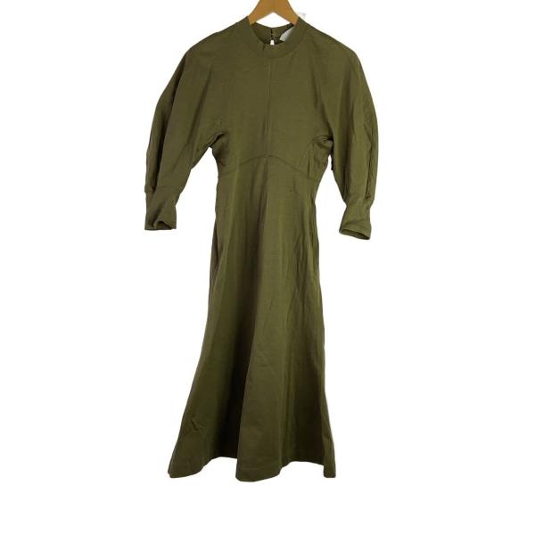 mame kurogouchi◆長袖ワンピース/1/コットン/GRN/MM22PS-JS728
