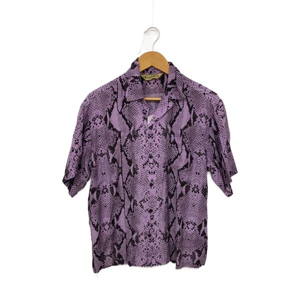 Schott◆RAYON SHIRT PYTHON/レーヨン/PUP/総柄/782-5123010
