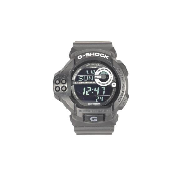 CASIO◆30周年/クォーツ腕時計・G-SHOCK/デジタル/ラバー/ブラック