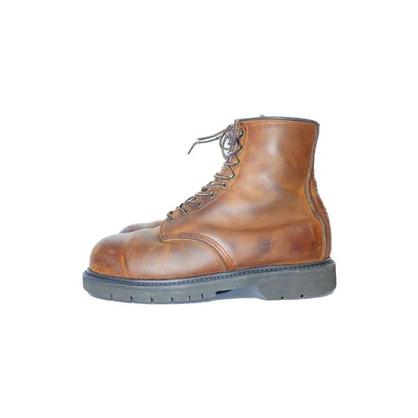 RED WING◆LOGGER BOOTS/USA製/レースアップブーツ/--/BRW/ANSI Z...