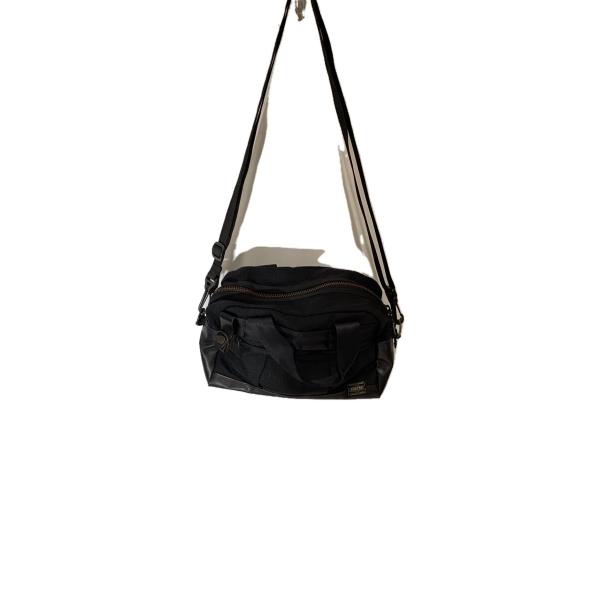 PORTER◆HEAT/TOOL BOX/ボストンバッグ/ナイロン/BLK/703-06981