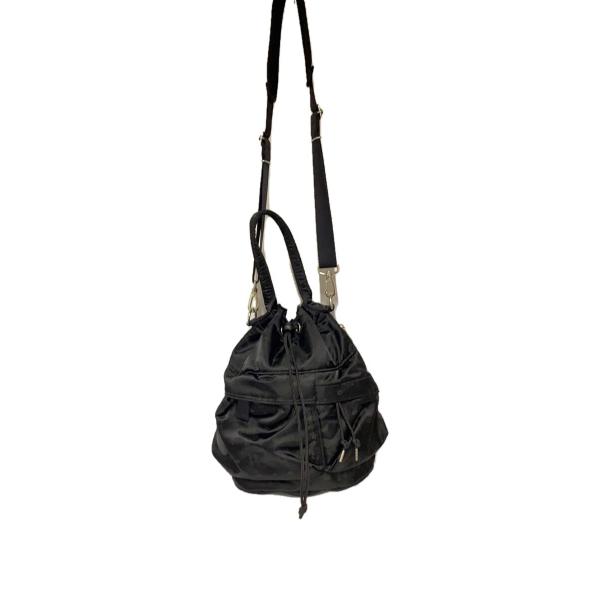 PORTER◆2WAY TOOL BAG/ショルダーバッグ/ナイロン/BLK/総柄/998-1952...