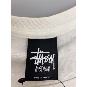STUSSY◆Tシャツ/M/コットン/WHT/...の詳細画像2