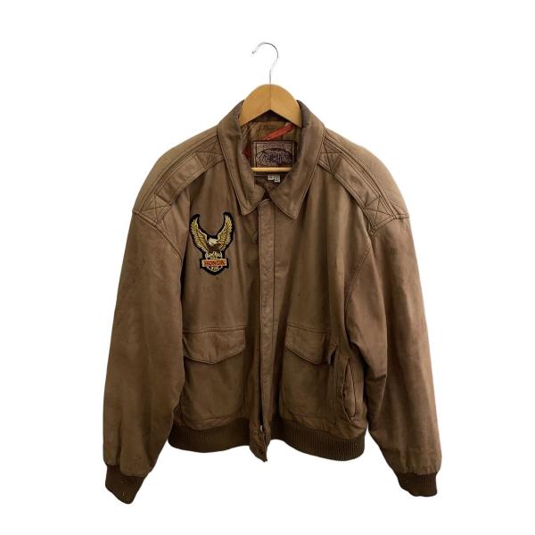 INTERNATIONAL LEATHER/レザージャケット・ブルゾン/XL/レザー/BRW