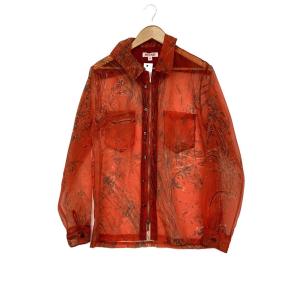 MASU◆ZIP-UP MARBLE BANDANA SHIRT/46/ナイロン/ORN/総柄/MVFW-SH0422//