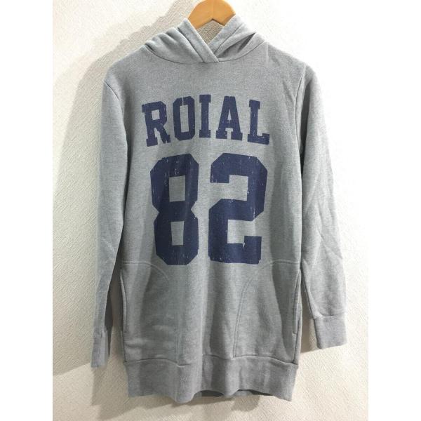 roial◆ロイアル/パーカー/M/コットン/GRY