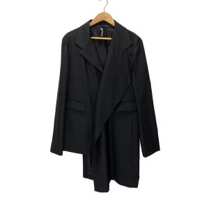 Ground Y◆WOOL/POLYESTER GABARDINE ASYMMETRIC JAC/3...