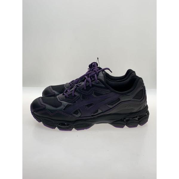 ASICS◆GEL-NYC/Black Purple/27.5cm/BLK/レザー/1201B008...