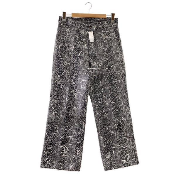 ALFRED PYTHON/ODEM/ボトム/L/レーヨン/GRY/アニマル