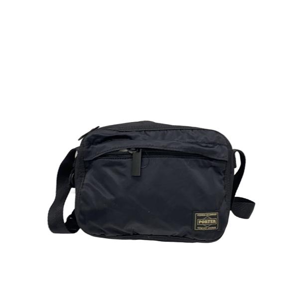 PORTER◆FRAME/SHOULDER BAG /ショルダーバッグ/ナイロン/BLK/690-1...