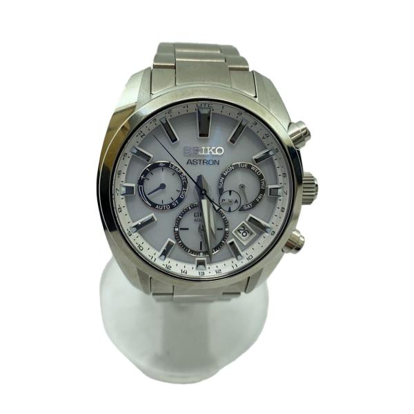 SEIKO◆ソーラー腕時計/GPS/ASTRON/アナログ/ステンレス/5x53-0aj0//