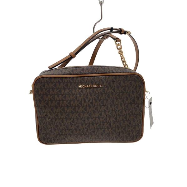 MICHAEL KORS◆ショルダーバッグ/--/BRW/総柄/js-2207