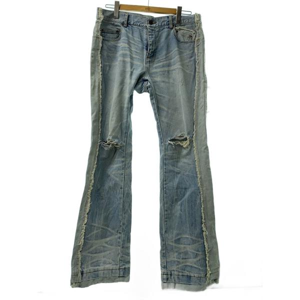 MLVINCE◆ブーツカットパンツ/FLAIRE JEANS/34/デニム/IDG/無地//