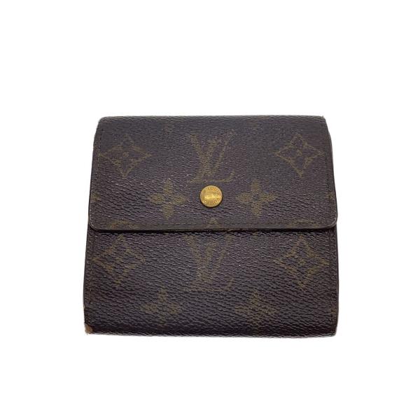 LOUIS VUITTON◆2つ折り財布/PVC/BRW/総柄/メンズ/ポルト・モネ・ピエ・カルト・...